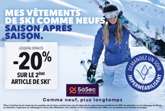 5 à sec – 20% tapis